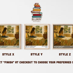 Are You There God? It's Me, Margaret Literary Art Print by Judy Blume – Style X, Y and Z square prints side by side – choose your finish