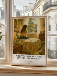 Are You There God? It's Me, Margaret book cover poster colour and style options – Judy Blume book art