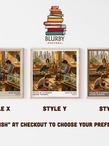Tales of a Fourth Grade Nothing Literary Art Print by Judy Blume