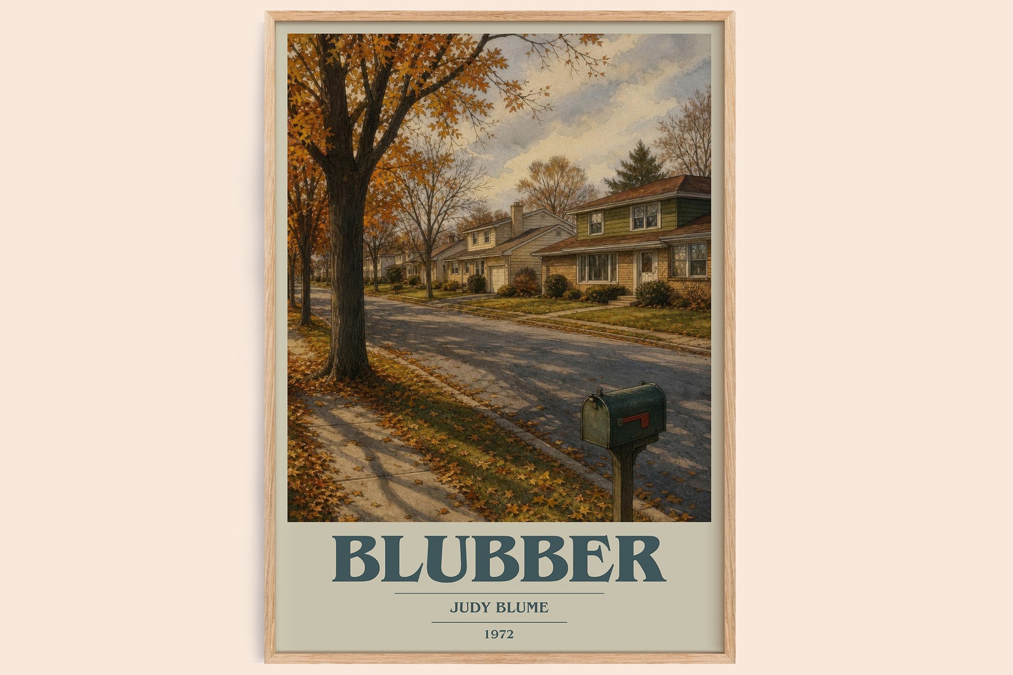 Blubber Book Cover Poster by Judy Blume