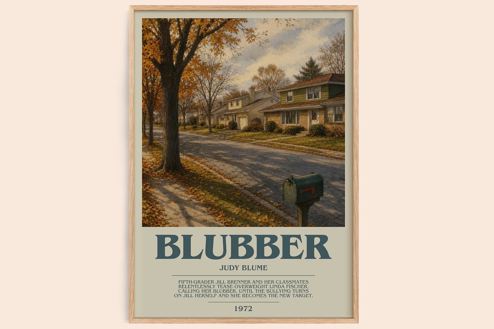 Blubber Bookish Wall Art by Judy Blume