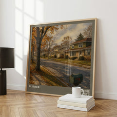 Blubber literary print framed by window – literary home decor
