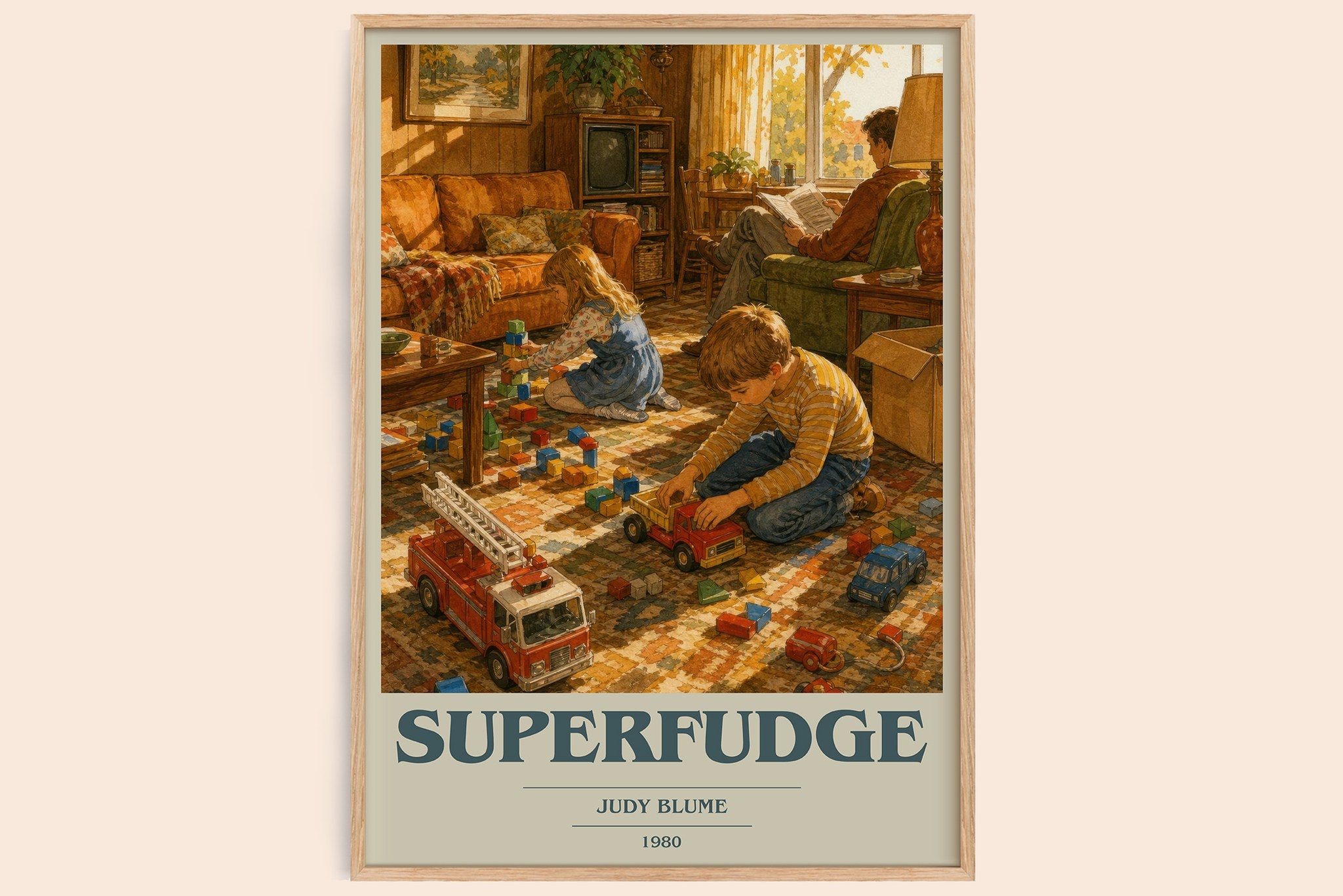 Superfudge Book Cover Poster by Judy Blume