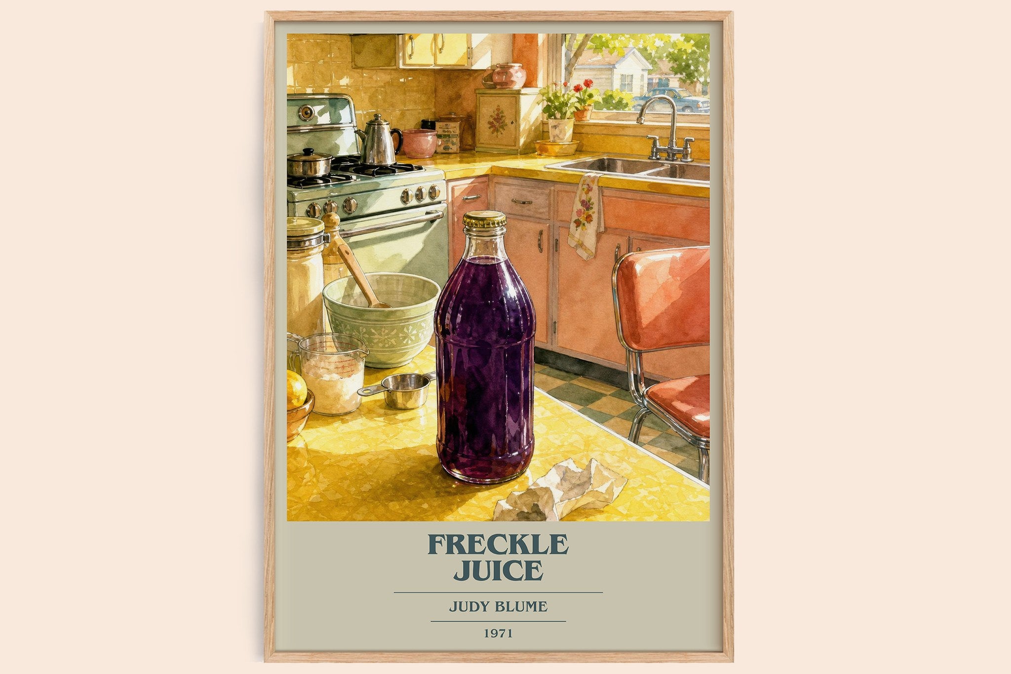 Freckle Juice Book Cover Poster by Judy Blume