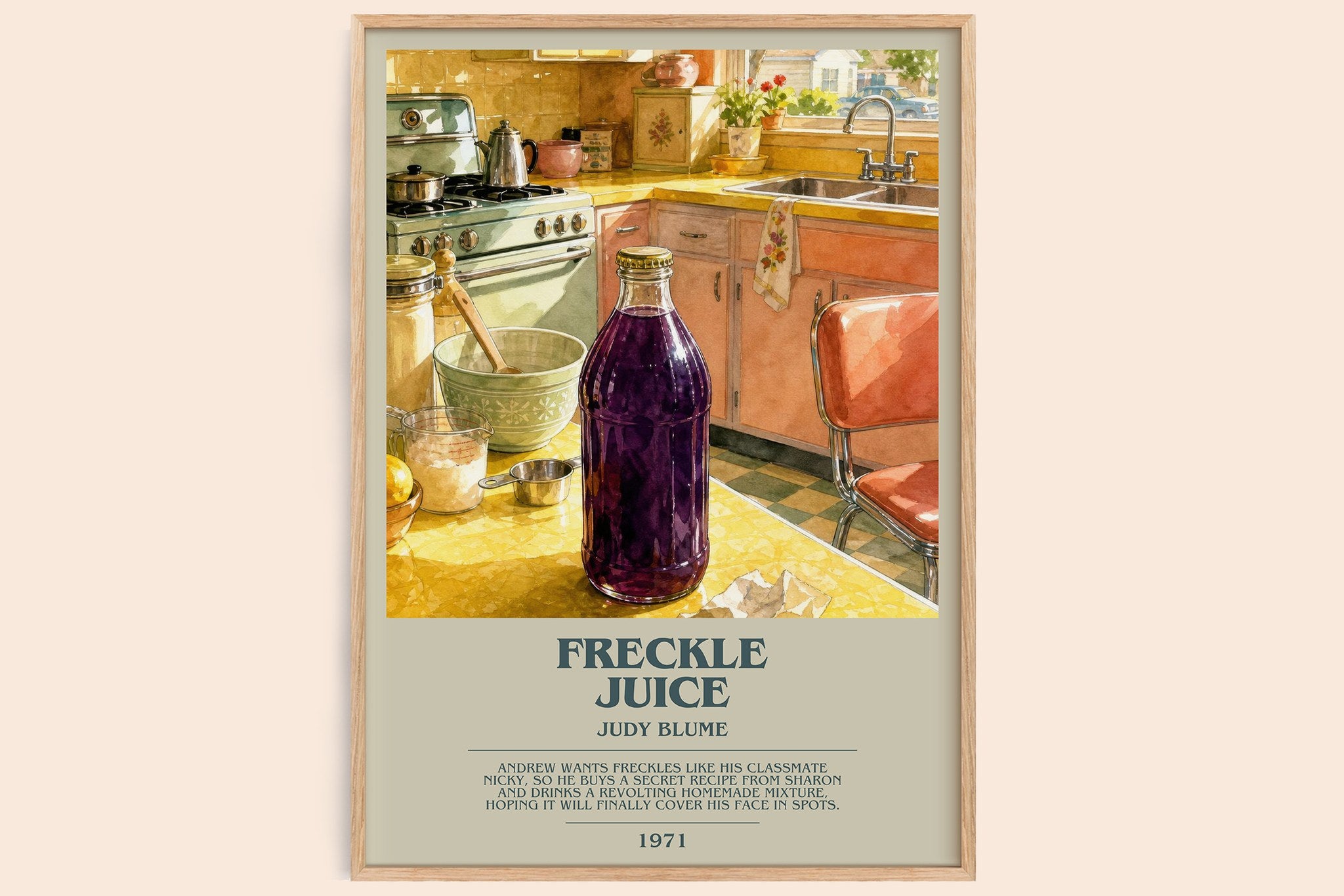 Freckle Juice Bookish Wall Art by Judy Blume