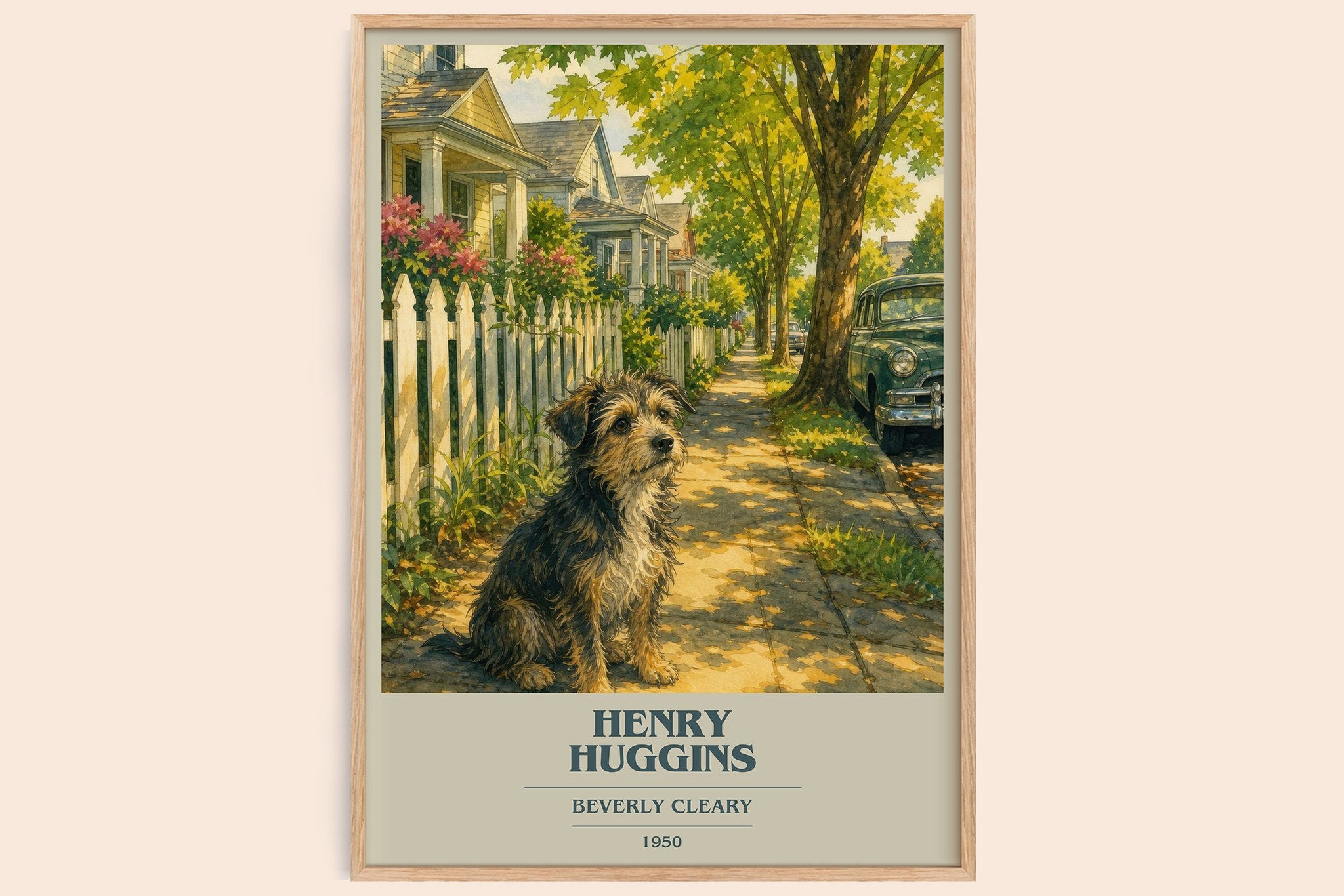 Henry Huggins Book Cover Poster by Beverly Cleary