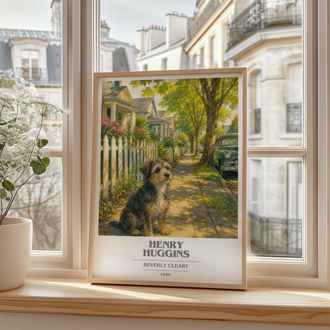 Henry Huggins book cover poster colour and style options – Beverly Cleary book art
