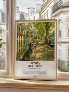 Henry Huggins bookish poster colour and style options – Beverly Cleary book art