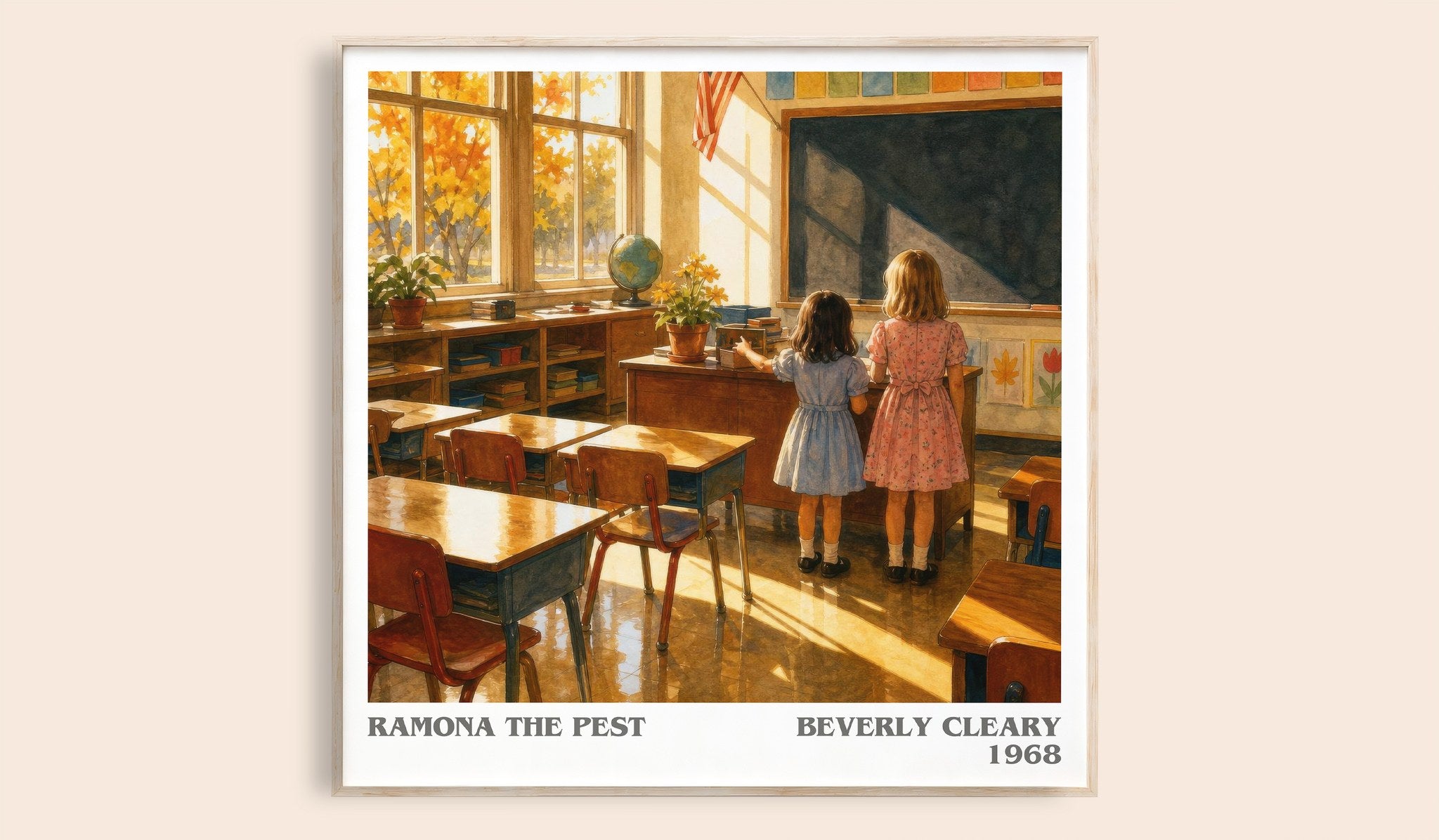 Ramona the Pest Literary Art Print by Beverly Cleary