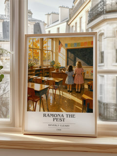 Ramona the Pest book cover poster colour and style options – Beverly Cleary book art