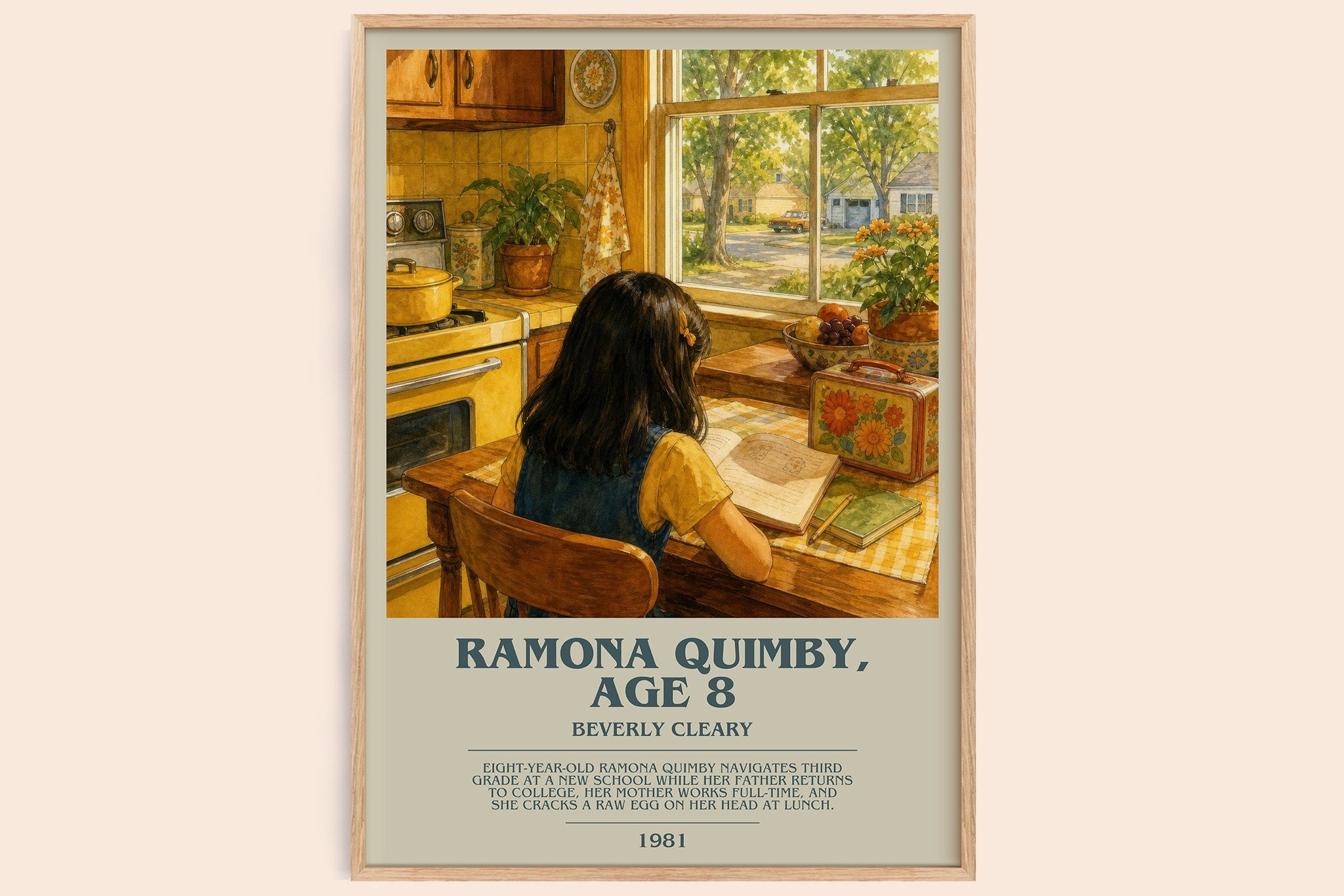 Ramona Quimby, Age 8 Bookish Wall Art by Beverly Cleary