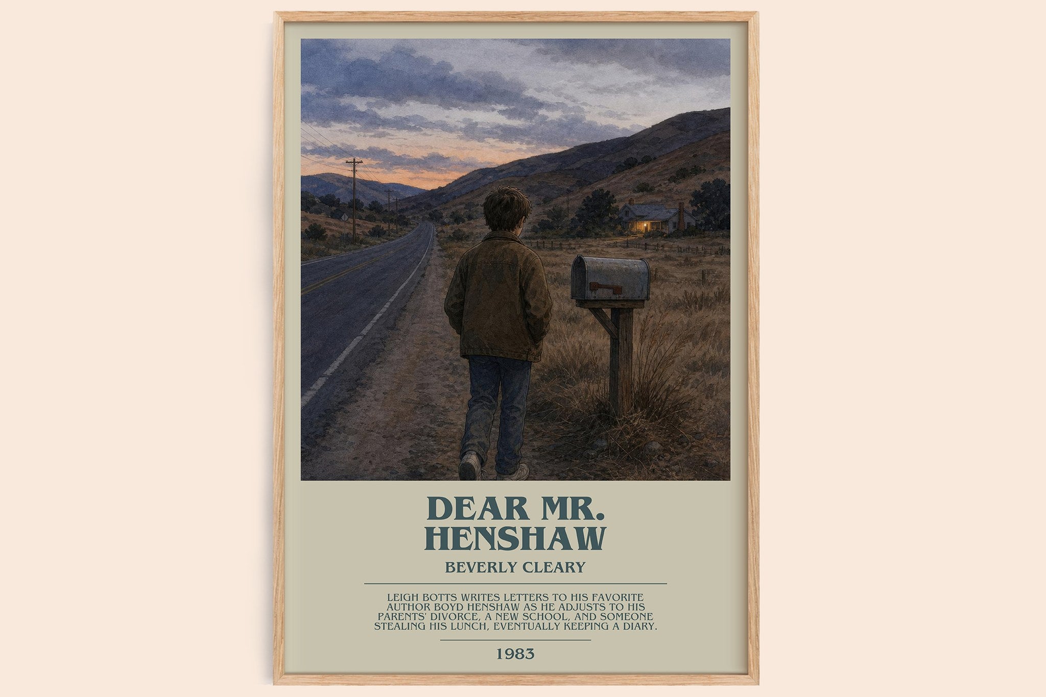 Dear Mr. Henshaw Bookish Wall Art by Beverly Cleary