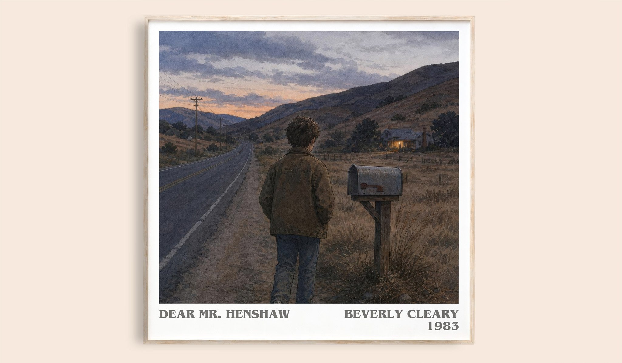 Dear Mr. Henshaw Literary Art Print by Beverly Cleary