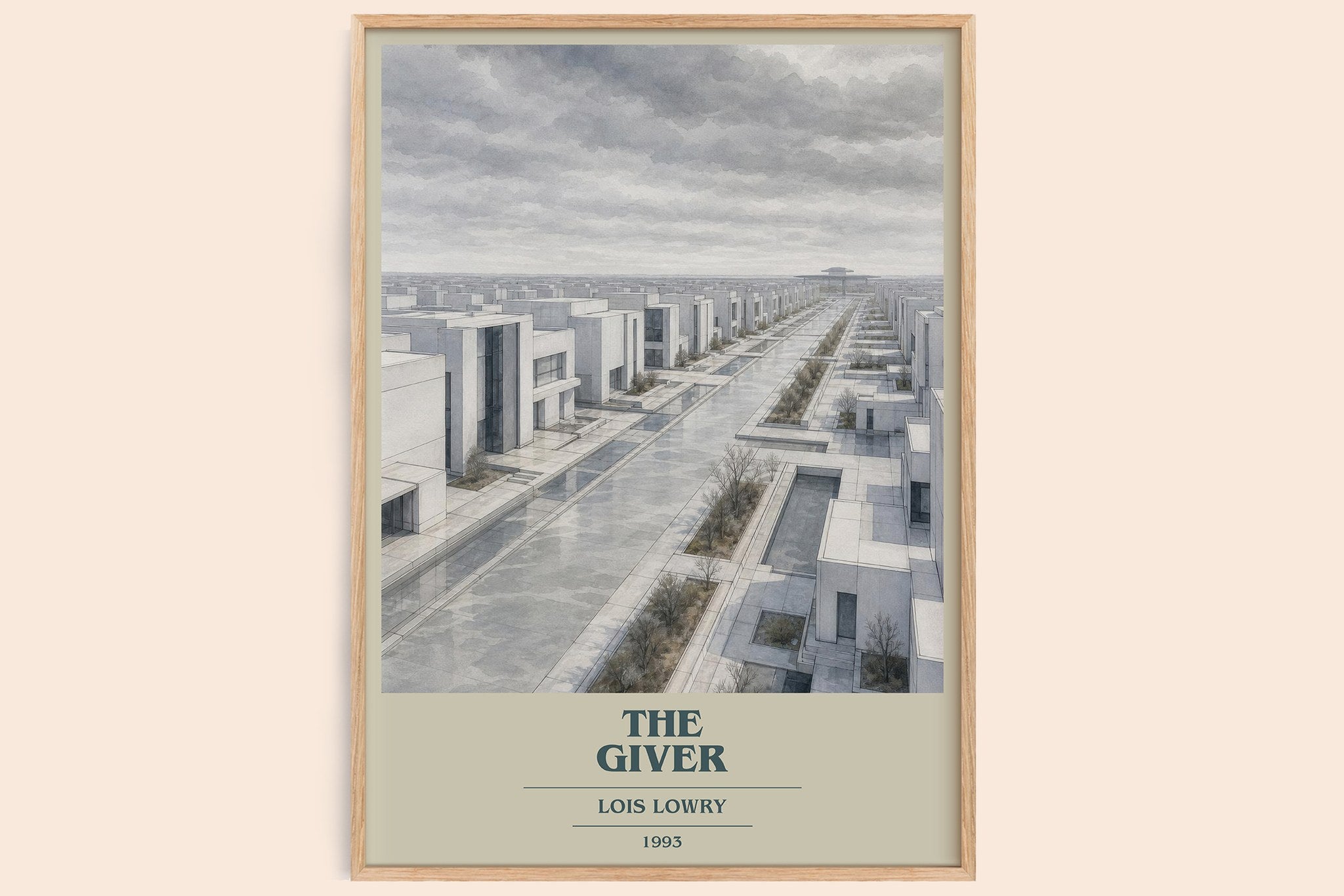 The Giver Book Cover Poster by Lois Lowry