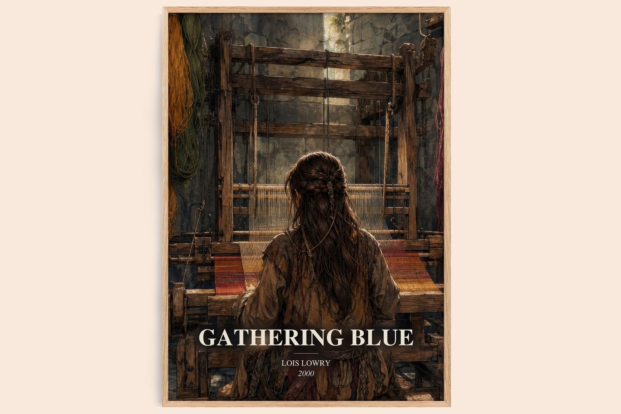 Gathering Blue Book Watercolour Illustration by Lois Lowry