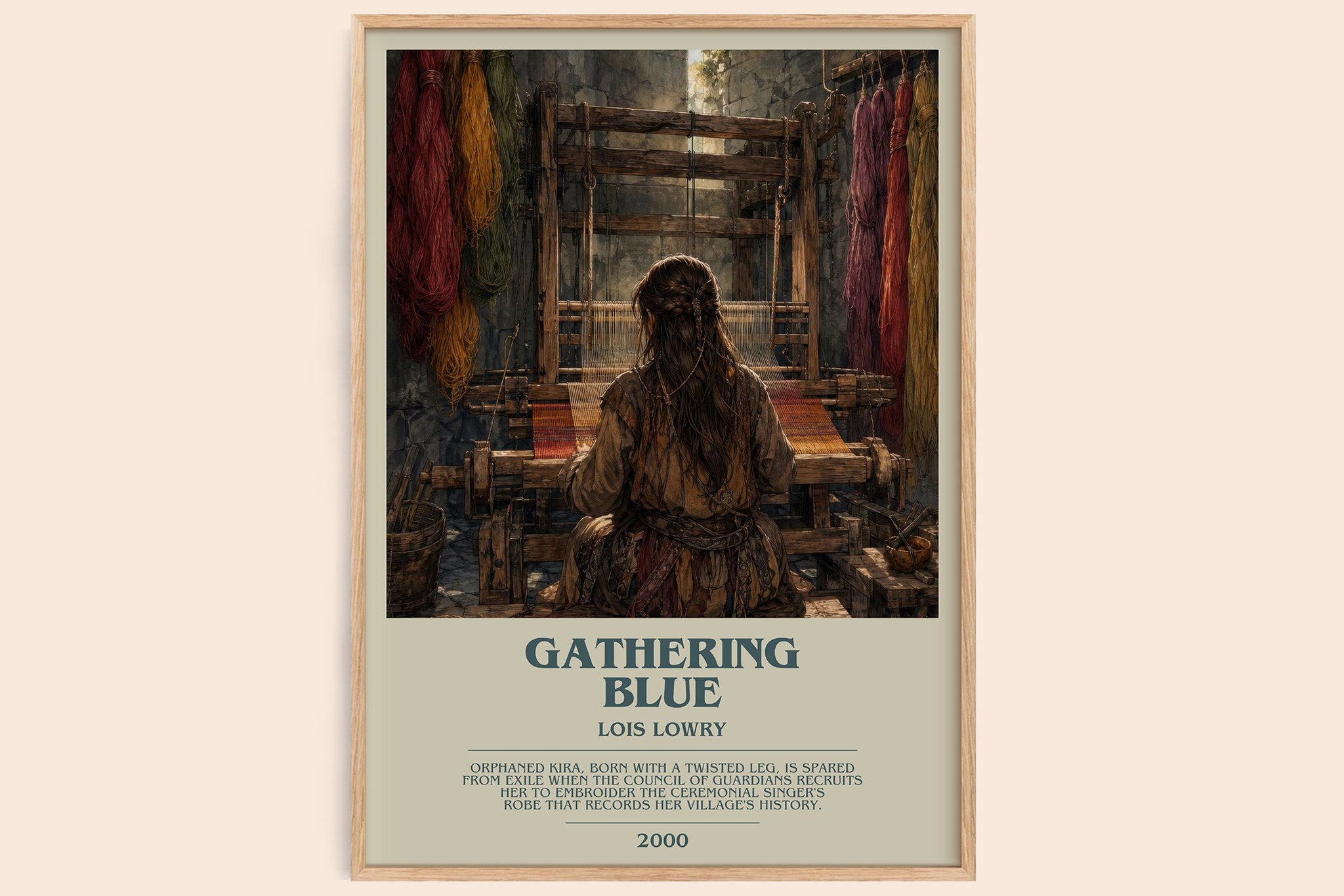 Gathering Blue Bookish Wall Art by Lois Lowry