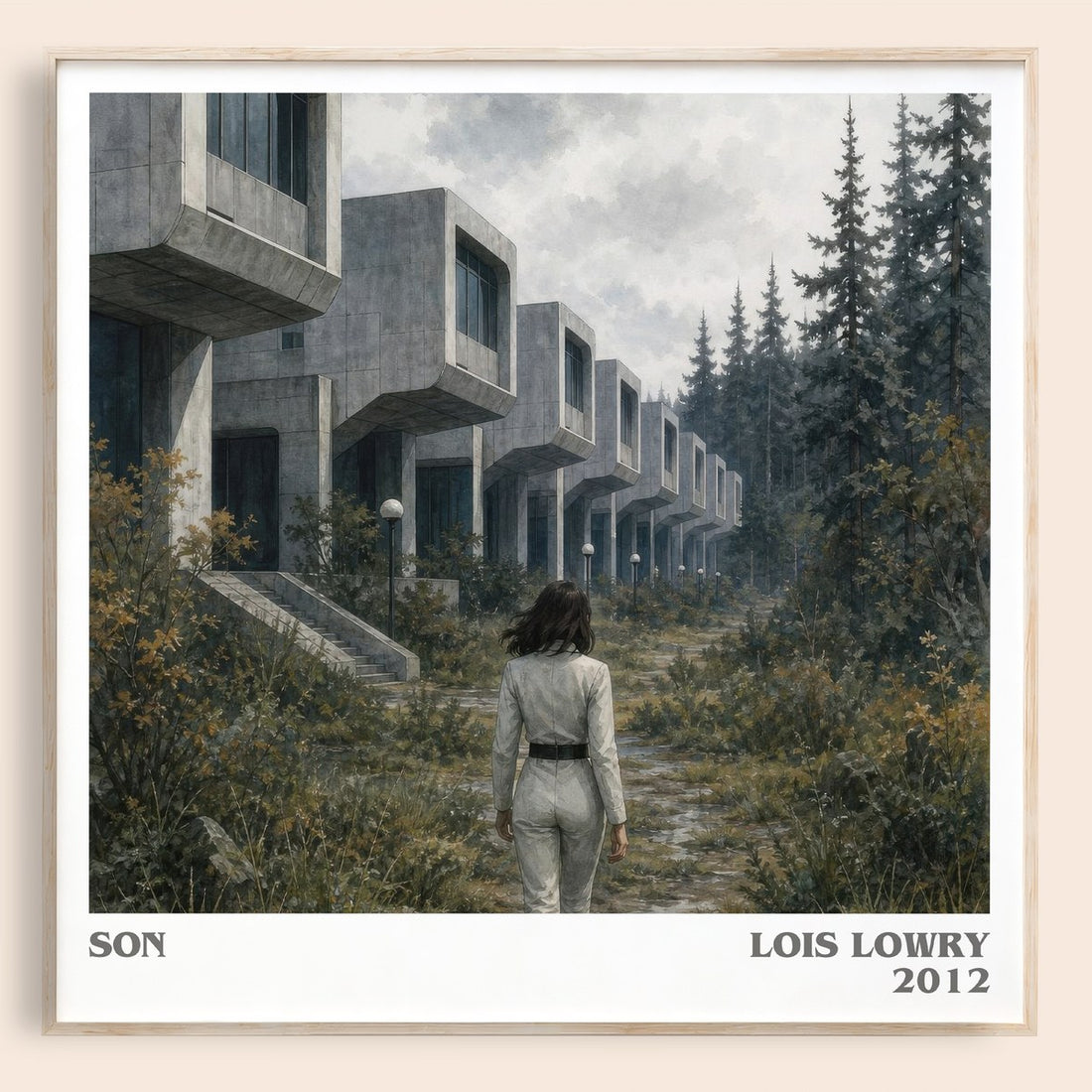Son literary book poster by Lois Lowry – framed literary art print