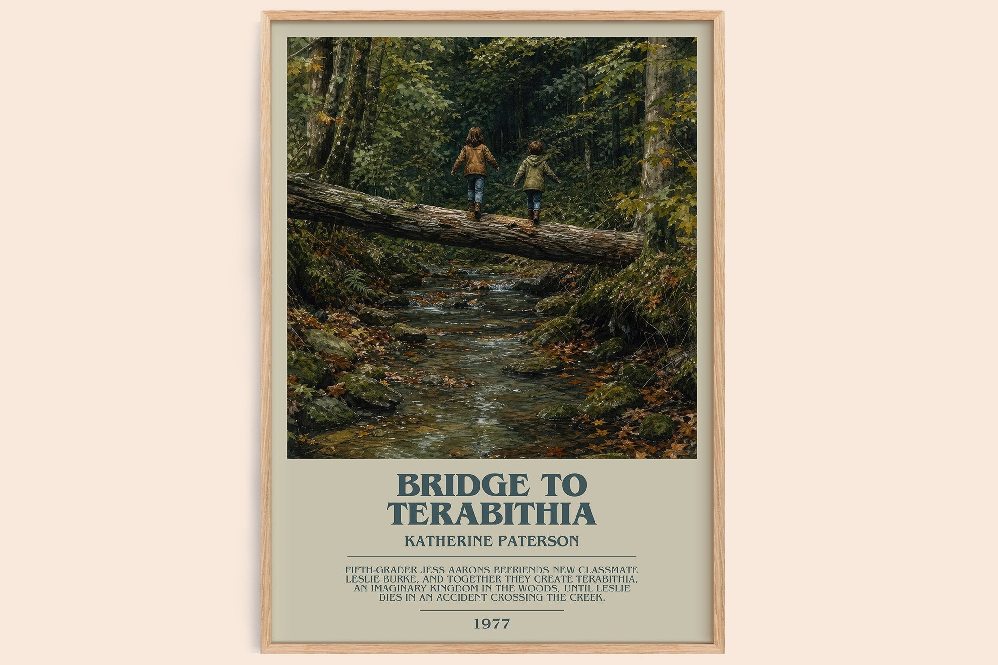 Bridge to Terabithia Bookish Wall Art by Katherine Paterson