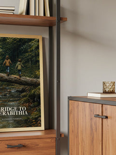 Bridge to Terabithia book watercolour illustration paper finish options – matte satin gloss