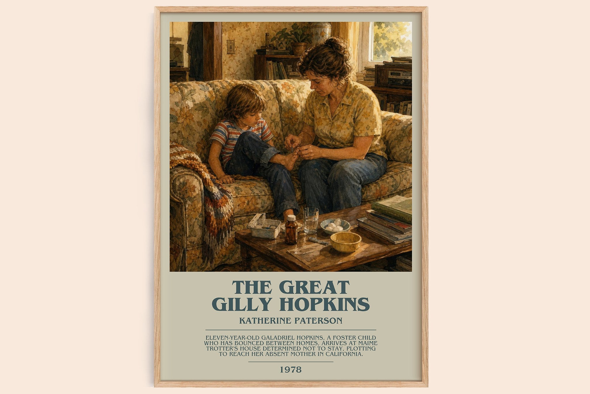 The Great Gilly Hopkins Bookish Wall Art by Katherine Paterson