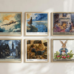 The Great Gilly Hopkins literary art print colour and style options – Katherine Paterson book art