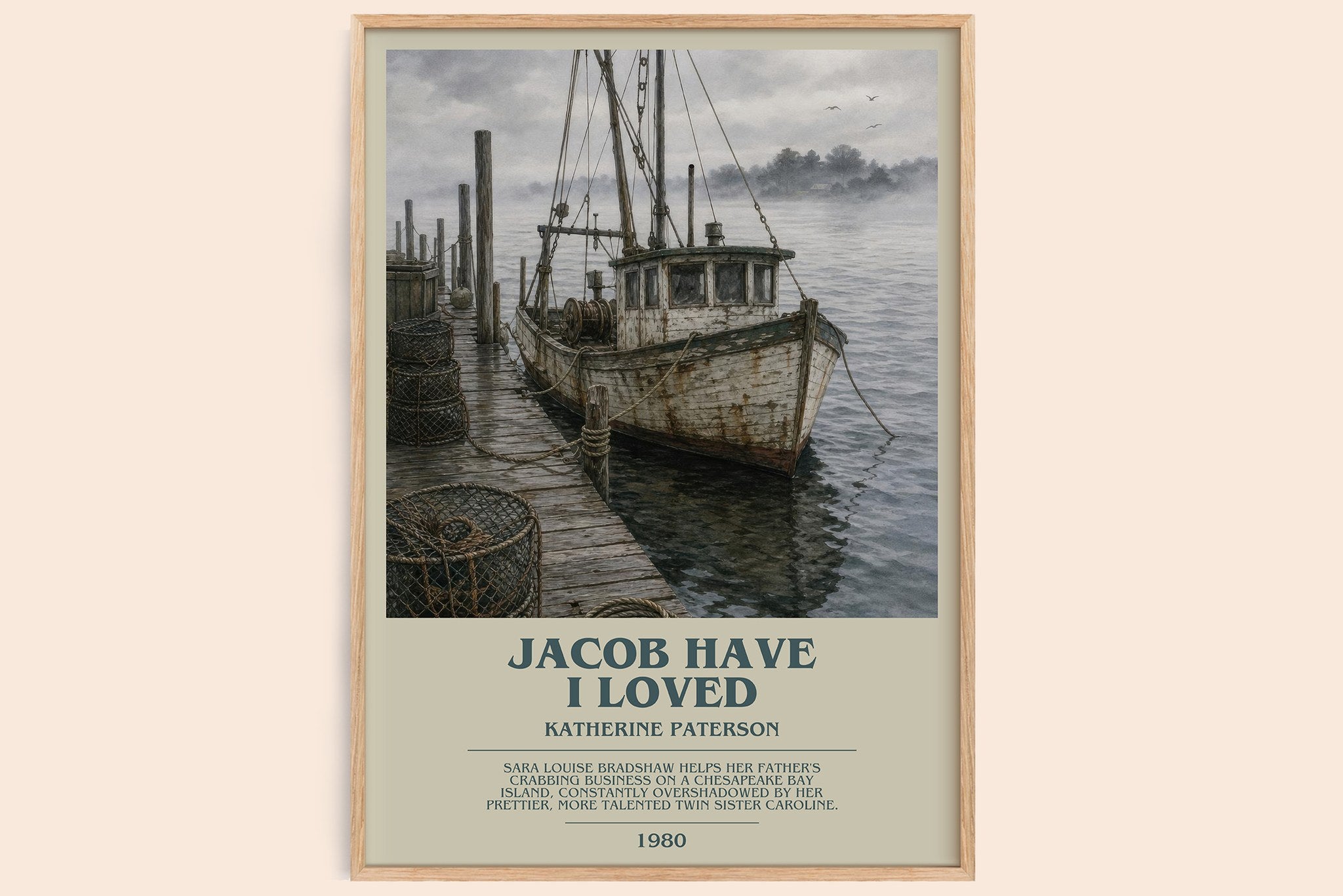Jacob Have I Loved Bookish Wall Art by Katherine Paterson