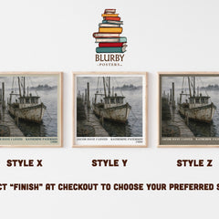 Jacob Have I Loved literary print in frame leaning in hallway – young adult wall art