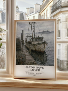 Jacob Have I Loved book cover poster colour and style options – Katherine Paterson book art