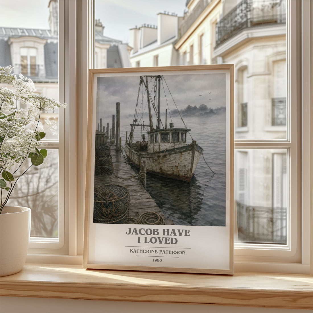 Jacob Have I Loved book cover poster colour and style options – Katherine Paterson book art