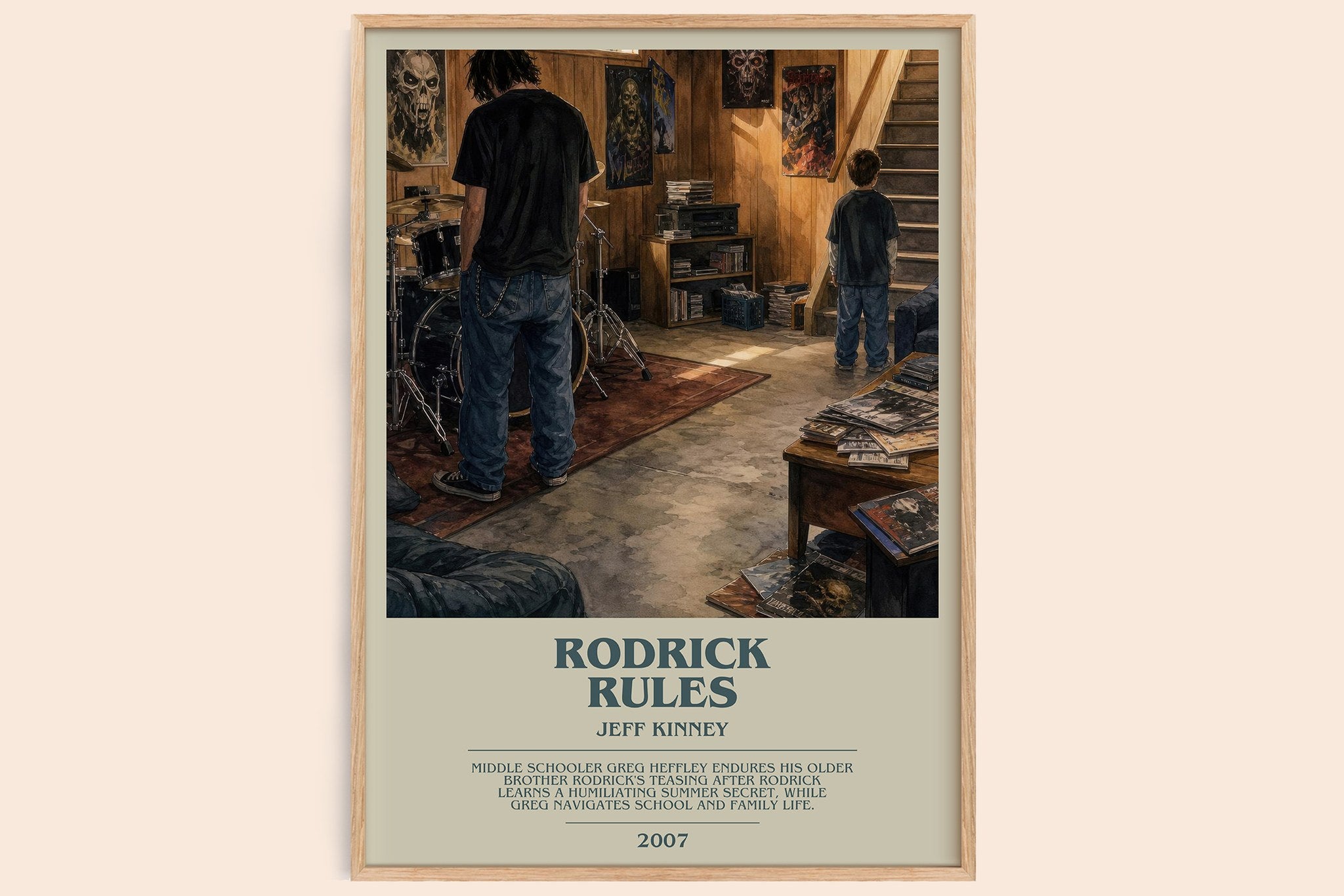 Rodrick Rules Bookish Wall Art by Jeff Kinney