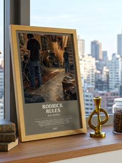 Rodrick Rules bookish print framed by window – literary home decor
