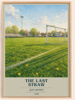 The Last Straw book cover book poster by Jeff Kinney – framed literary art print