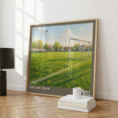 The Last Straw literary print framed by window – literary home decor