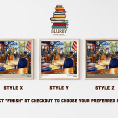 Dog Man Literary Art Print by Dav Pilkey – Style X, Y and Z square prints side by side – choose your finish