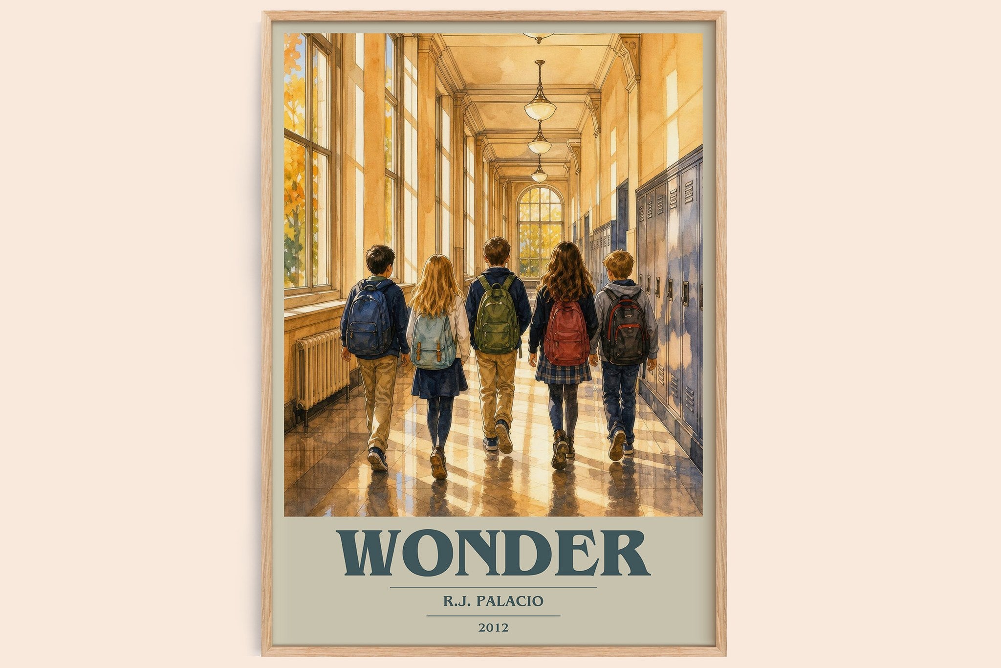 Wonder Book Cover Poster by R.J. Palacio
