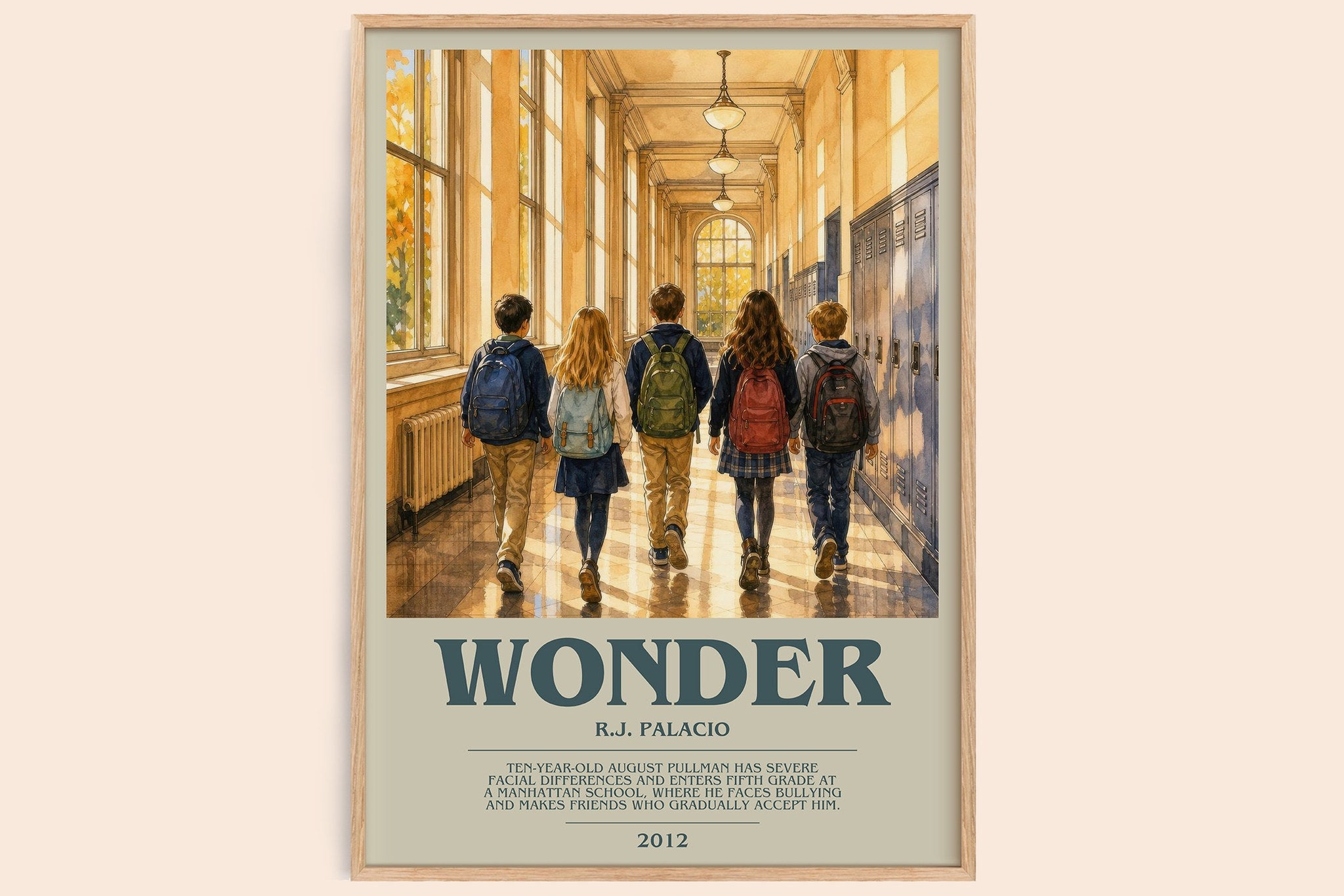 Wonder Bookish Wall Art by R.J. Palacio