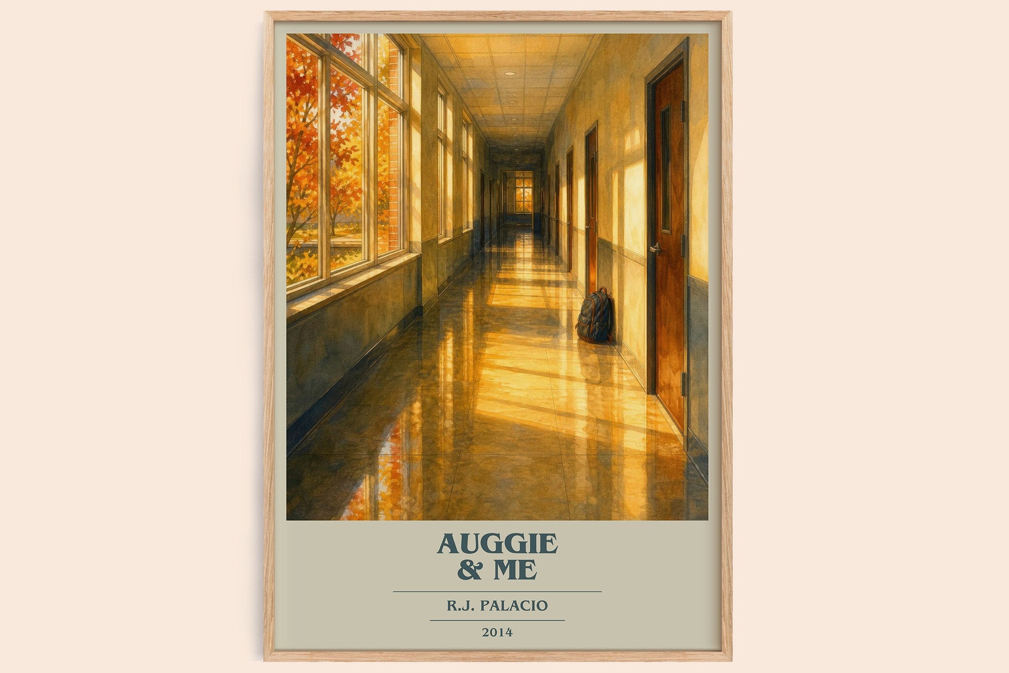 Auggie & Me Book Cover Poster by R.J. Palacio