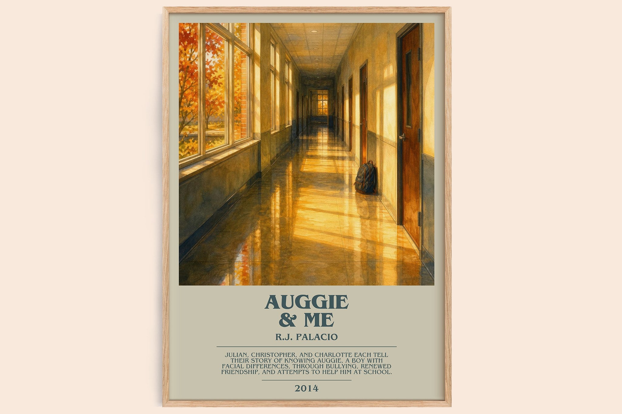 Auggie & Me Bookish Wall Art by R.J. Palacio