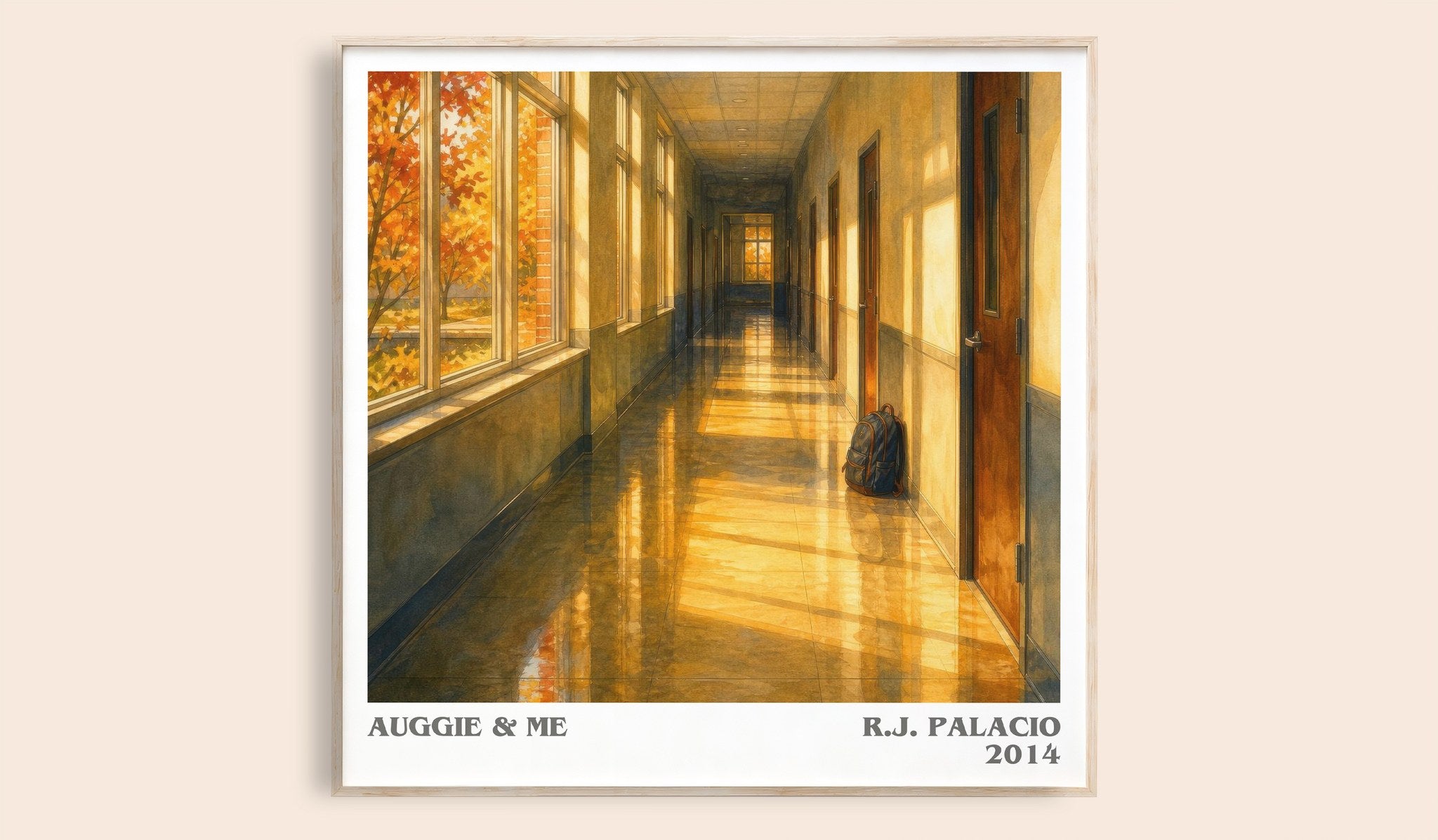 Auggie & Me Literary Art Print by R.J. Palacio