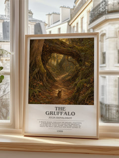 The Gruffalo bookish poster colour and style options – Julia Donaldson book art
