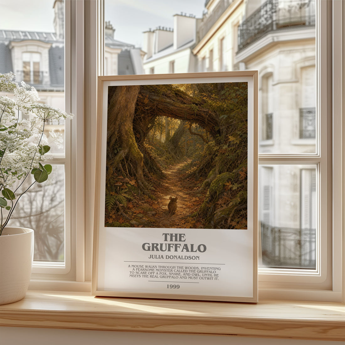 The Gruffalo bookish poster colour and style options – Julia Donaldson book art