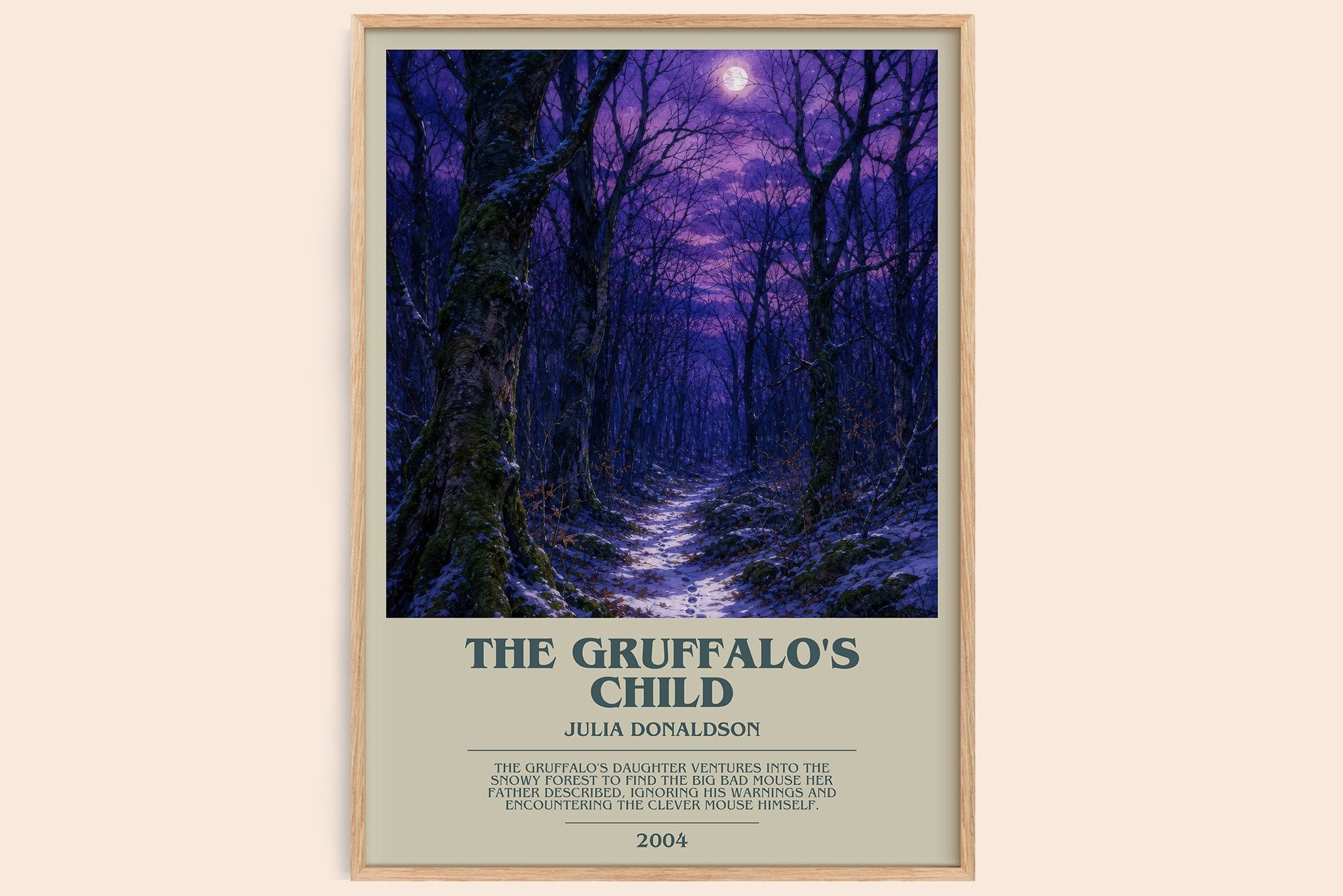 The Gruffalo's Child Bookish Wall Art by Julia Donaldson