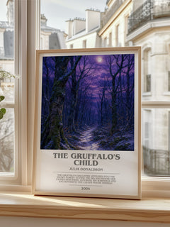 The Gruffalo's Child bookish poster colour and style options – Julia Donaldson book art