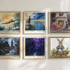 The Gruffalo's Child literary art print colour and style options – Julia Donaldson book art