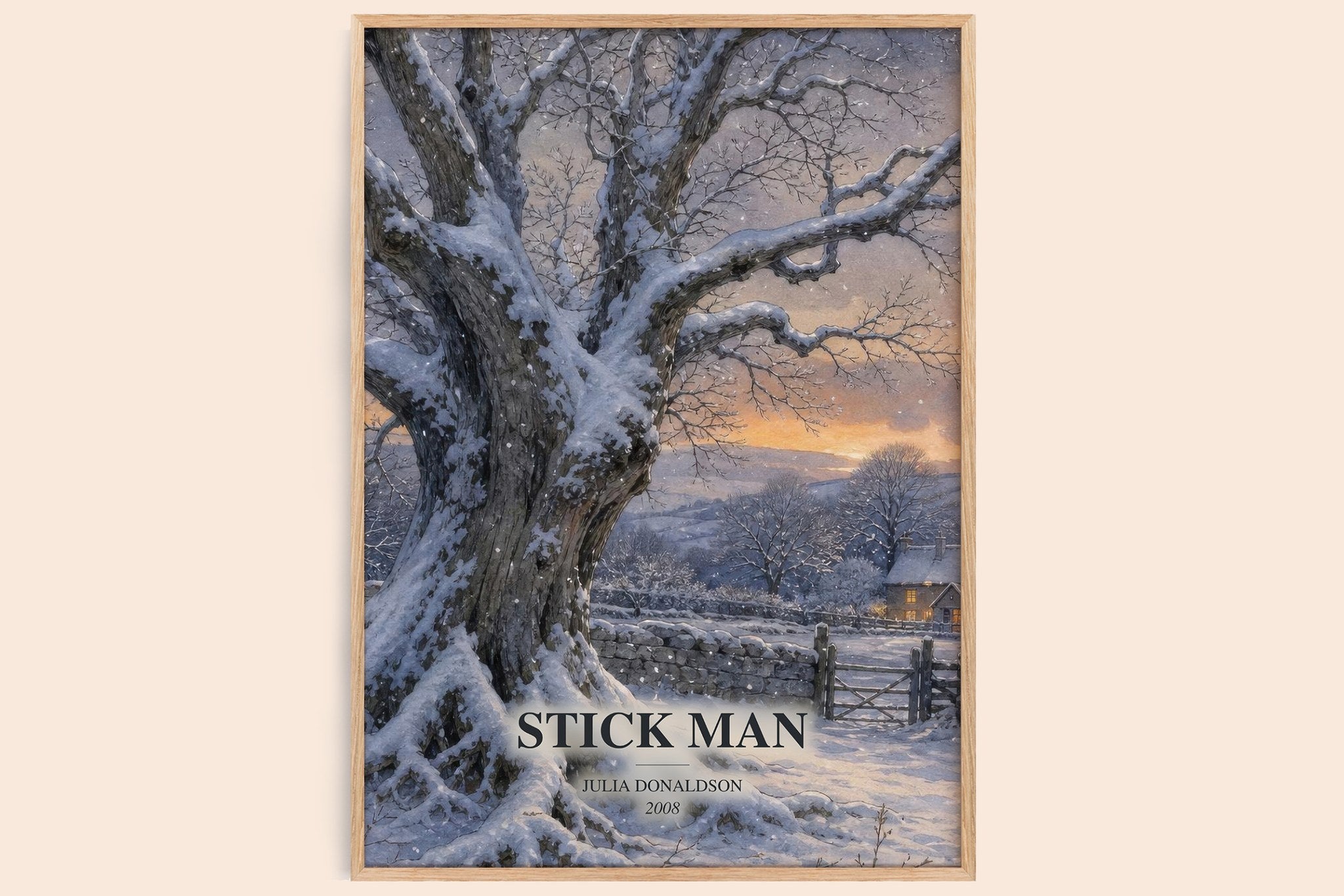 Stick Man Book Watercolour Illustration by Julia Donaldson