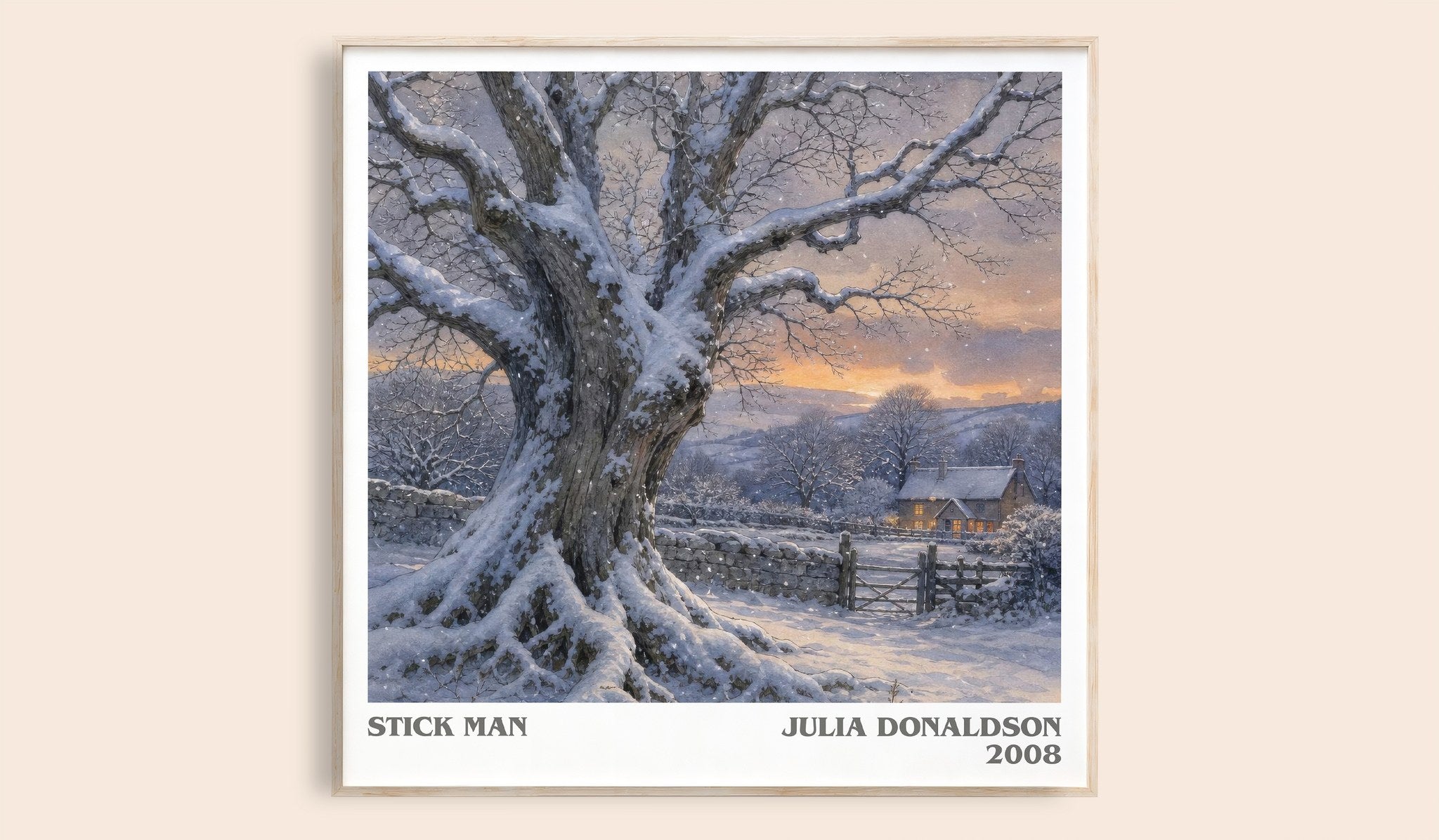 Stick Man Literary Art Print by Julia Donaldson
