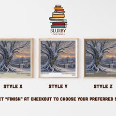 Stick Man literary print in frame leaning in hallway – childrens wall art