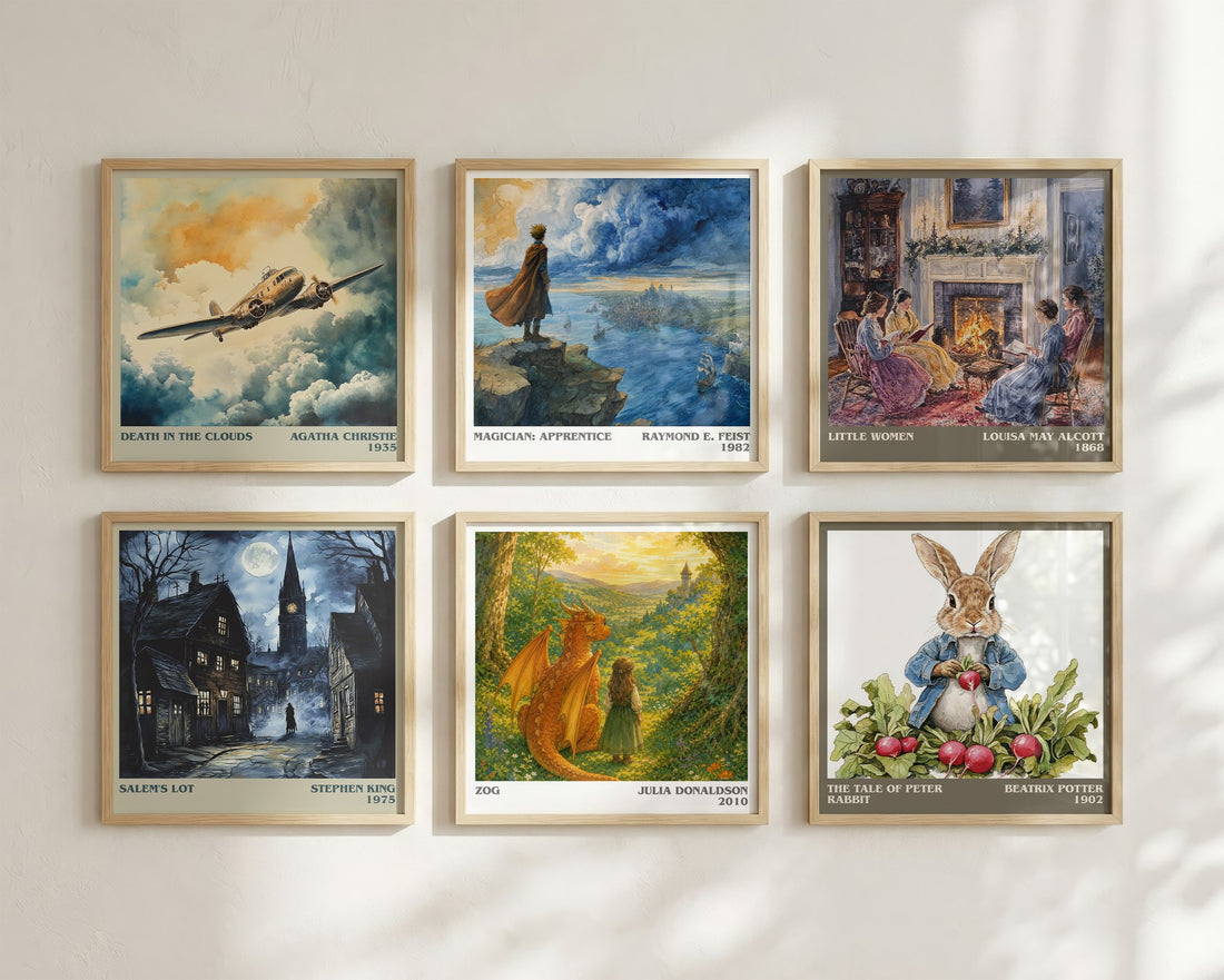 Zog literary art print colour and style options – Julia Donaldson book art