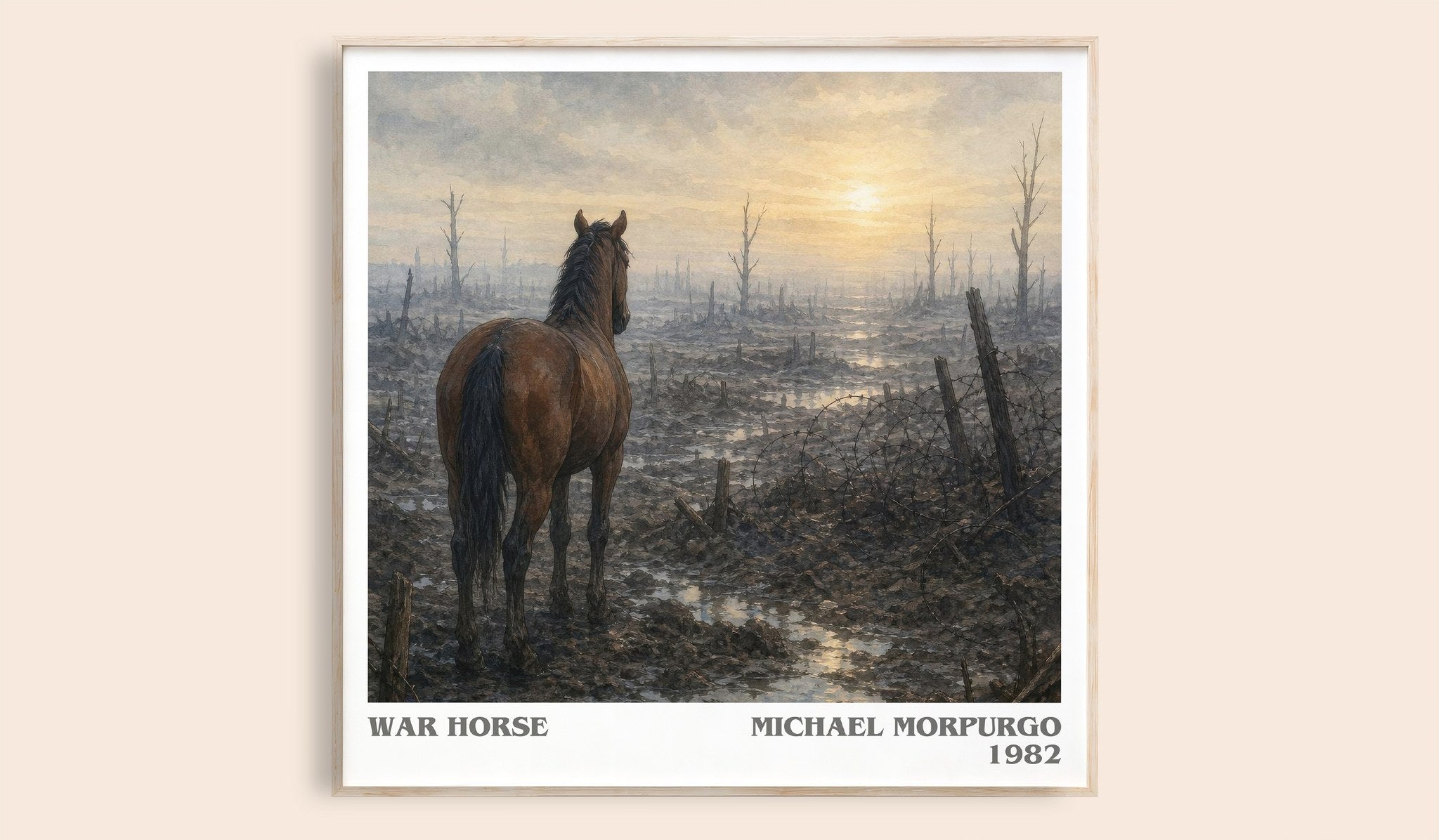 War Horse Literary Art Print by Michael Morpurgo