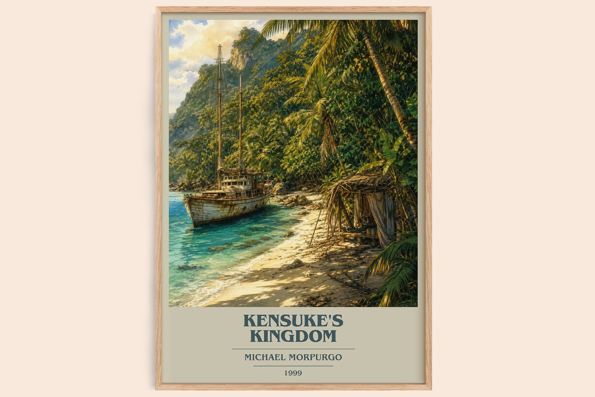 Kensuke's Kingdom Book Cover Poster by Michael Morpurgo